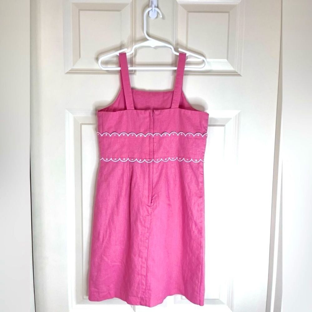 GUC KC Parker linen dress girls size 7 - Picture 2 of 4